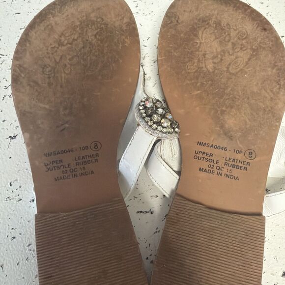 Naughty Monkey Women’s Rhinestone Sandals Size 8 - Picture 3 of 5